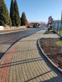 Oprava ulice nad panelákem v Neznašově